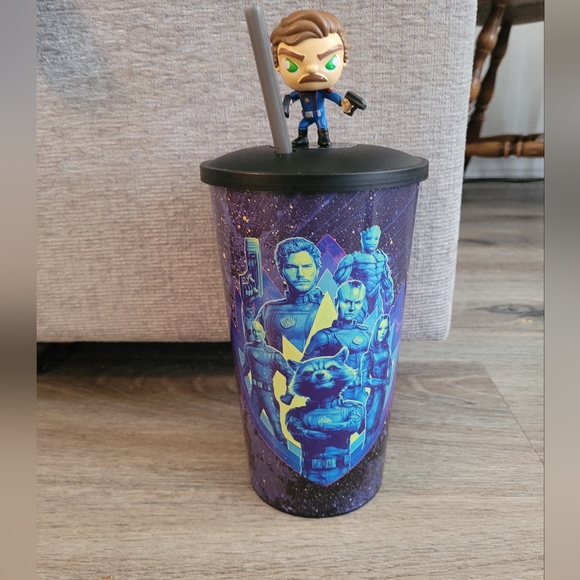 Marvel Other - Guardians of the Galaxy Vol. 3 Star-Lord Topper Tumbler with Straw